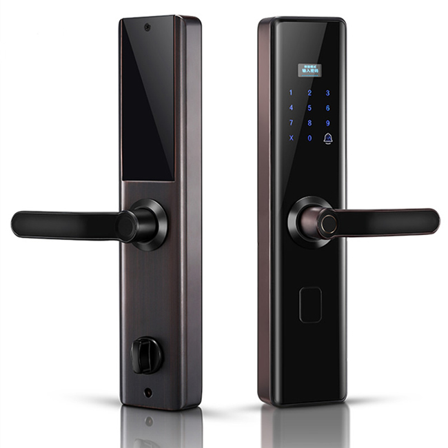 西摩智能鎖 直板指紋密碼家用指紋鎖