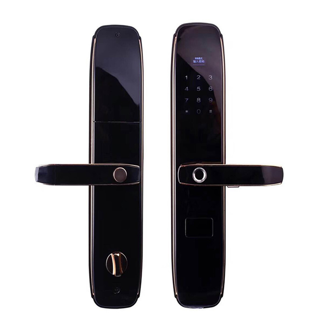 佑家智能鎖 時(shí)尚觸摸屏指紋密碼鎖