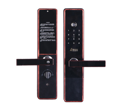 鎖小八指紋鎖 F5直板無鎖芯指紋鎖