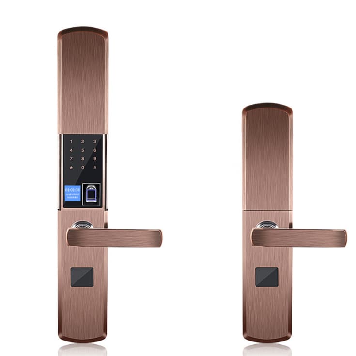 智聯美家智能鎖 M0506自動下滑蓋智能密碼鎖