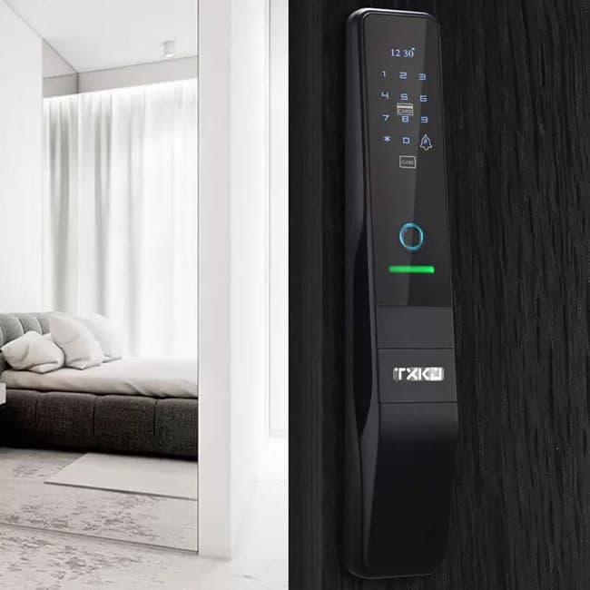 拓西智能鎖 Z5全自動款指紋鎖密碼鎖大門鎖