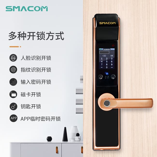 適伽智能鎖 S10PRO全自動推拉家用智能視頻門鎖