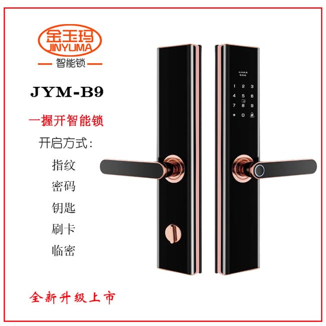 金玉瑪智能鎖 JYM-B9家用防盜門電子鎖