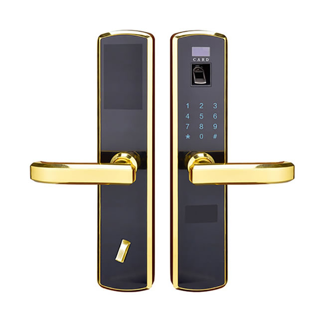 攀宇智能鎖 PY6006直板指紋密碼智能鎖