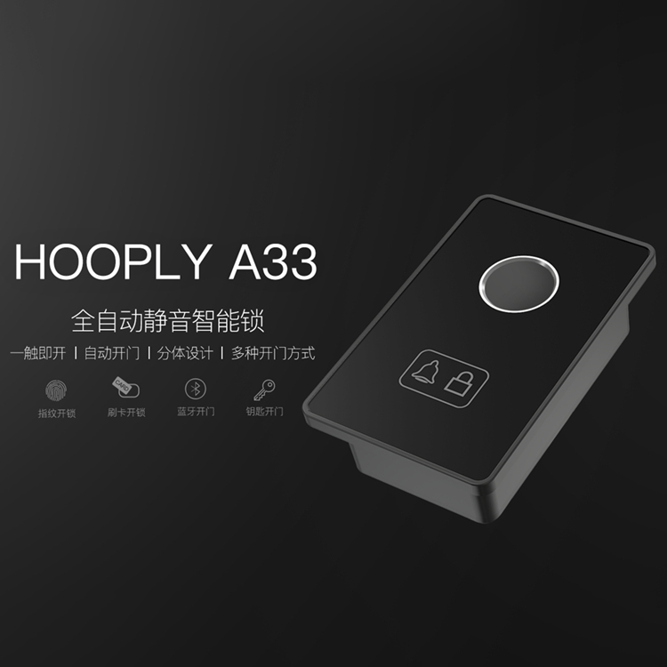 鴻利智能鎖 全自動(dòng)靜音智能門鎖