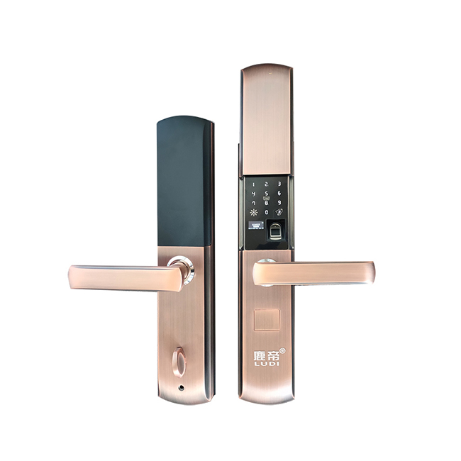鹿帝智能鎖 LD101滑蓋指紋密碼智能鎖