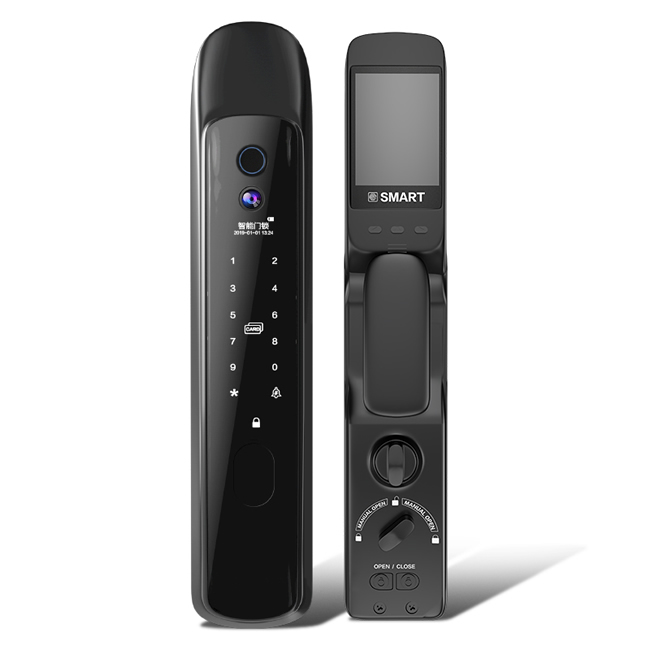 博克智能鎖 I16W監(jiān)控攝像貓眼入戶門鎖