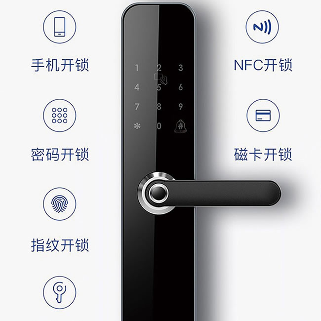 魅指智能鎖 曲面鋼化玻璃 防刮耐磨