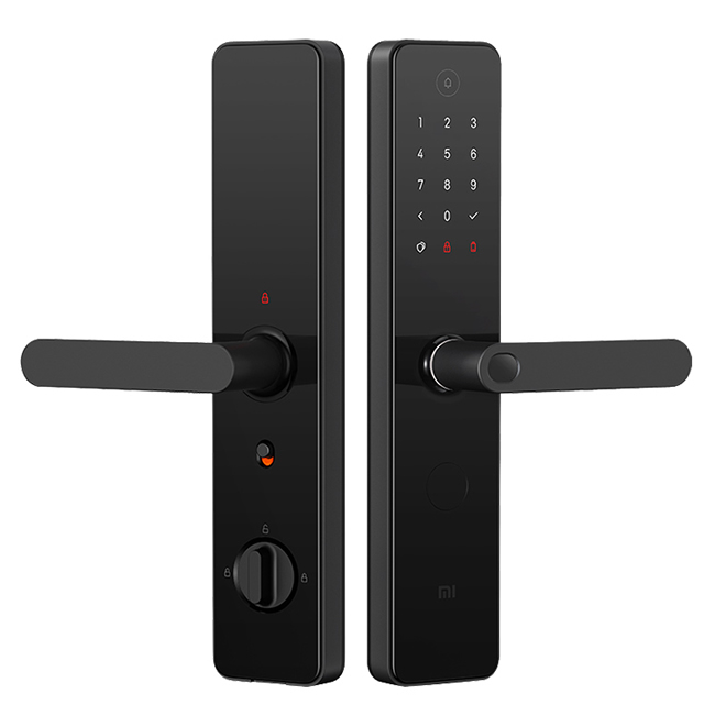 小米智能門鎖1S(黑色)+小米小愛音箱Play(增強(qiáng)版)