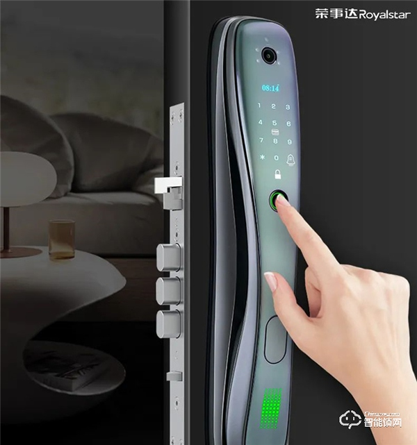 榮事達RSD-M6可視全自動智能鎖：集攝像頭、智能貓眼以及智能鎖于一體