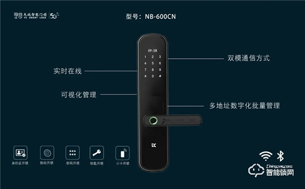 2021年天誠第三代NB-IOT智能門鎖搭載移遠(yuǎn)模組.海思Boudica 200平臺(tái)正式發(fā)布