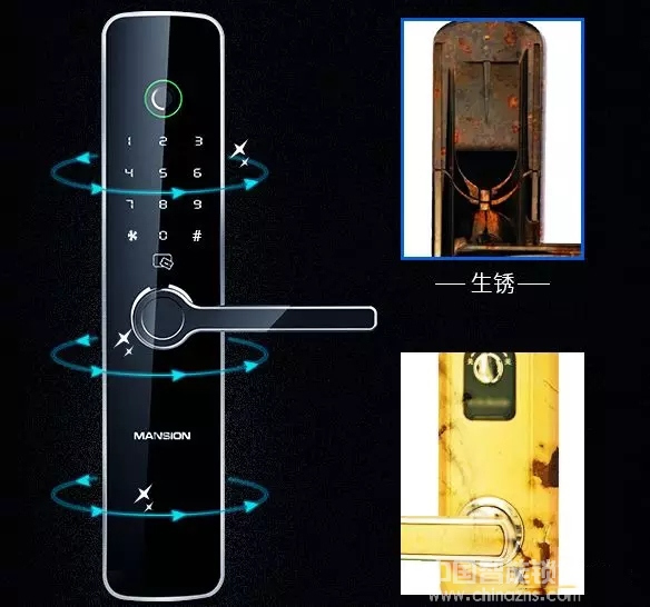 曼申ilock5智能門鎖，通體不銹鋼家居守護者！