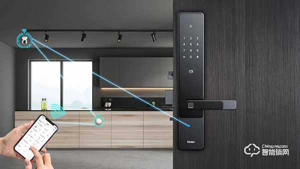 海爾智家智能鎖E18，雙核雙主控設計，獨立運行，互不干擾