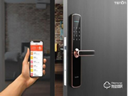 旗艦級(jí)智能門鎖亞能融合體感態(tài)勢智能APP鎖定安全