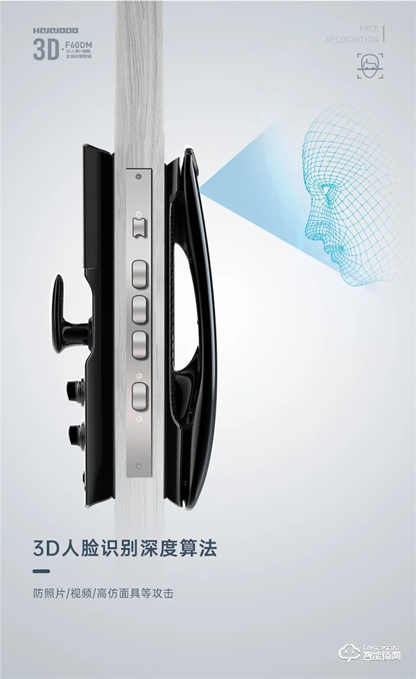 皇家金盾F60DM全自動3D人臉識別+貓眼鎖開箱評測