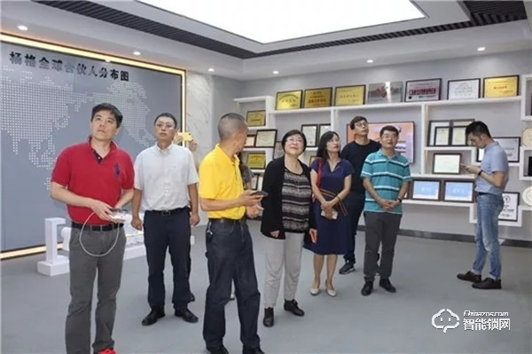 中國智能鎖行業考察團走進楊格