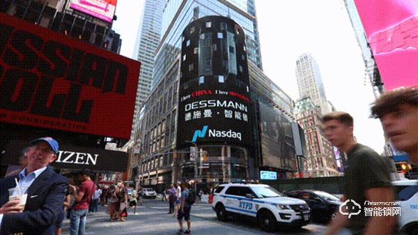 德施曼智能鎖點亮紐約時代廣場