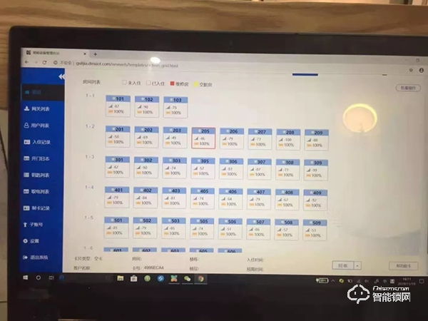 熱烈祝賀：天河梵洛居公寓安裝LoRa無線聯(lián)網(wǎng)公寓防盜門鎖調(diào)試完成!