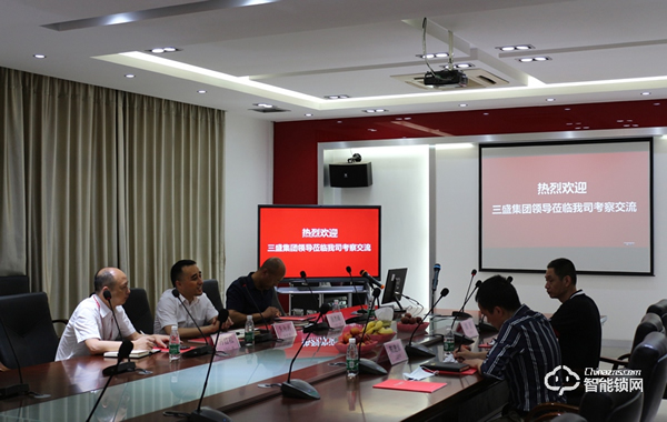櫻花智能鎖一周內(nèi)迎來三盛、路勁兩大中國房地產(chǎn)百強企業(yè)的參觀考察