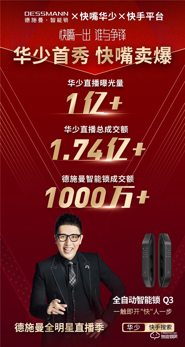 總曝光量破億、總銷售額破千萬(wàn)！華少、袁弘&張歆藝燃爆德施曼全明星直播夜