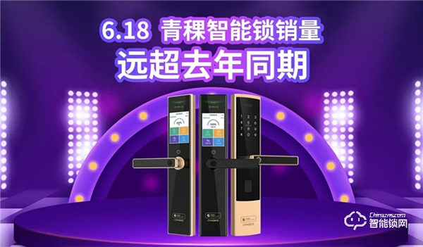 6·18圓滿收官,青稞智能鎖疫后再掀高潮! 6·18圓滿收官,青稞智能鎖疫后再掀高潮!