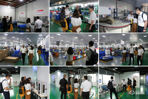 【深化合作 · 攜手并進】益田集團領導一行蒞臨櫻花智能鎖考察交流 【深化合作 · 攜手并進】益田集團領導一行蒞臨櫻花智能鎖考察交流