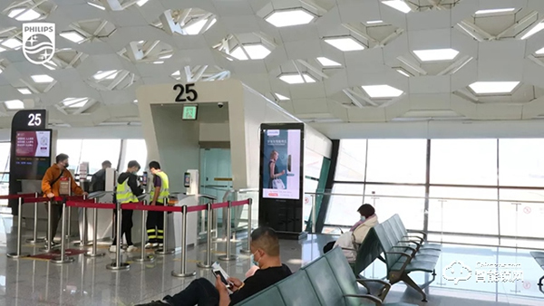 飛利浦智能鎖新品廣告霸屏深圳機場登機口，品牌賦能再升級！