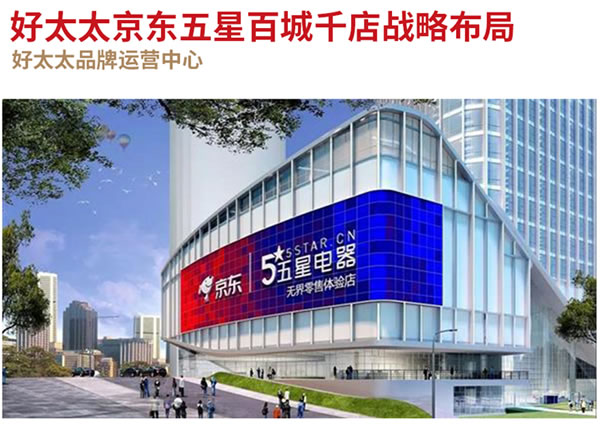 品牌大動作 | 好太太京東五星百城千店戰略成功布局！