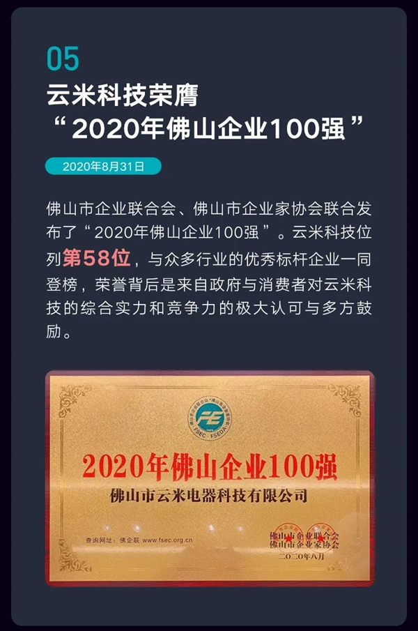 一圖讀懂云米2020年度Q3財報：總銷售收入14.9億元，同比增長39%