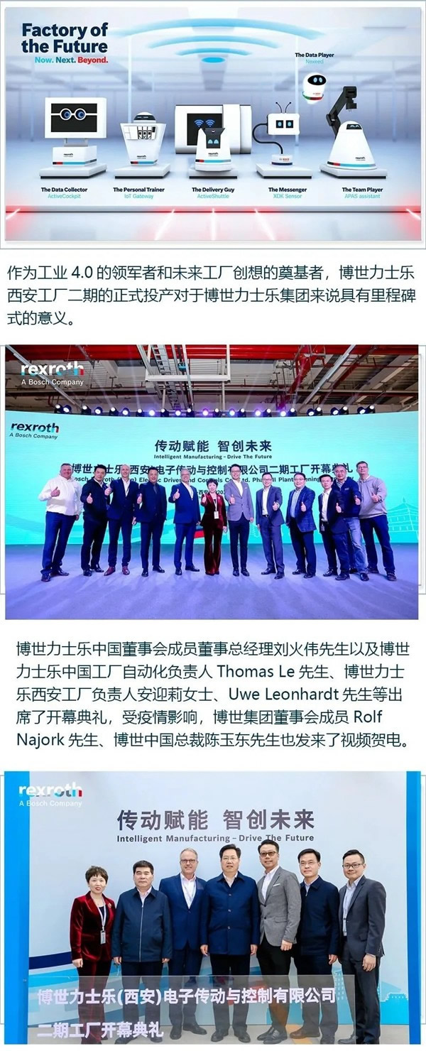 傳動賦能 智創未來：博世力士樂西安工廠二期開幕典禮圓滿成功
