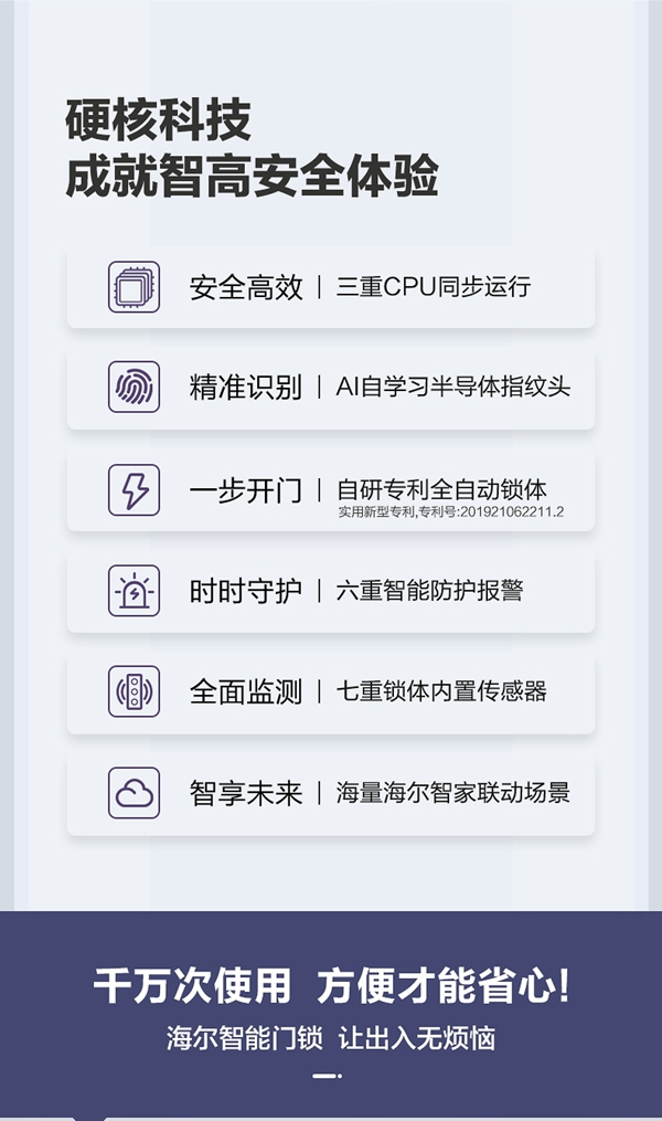 海爾智能門鎖P18，開啟美好智慧生活