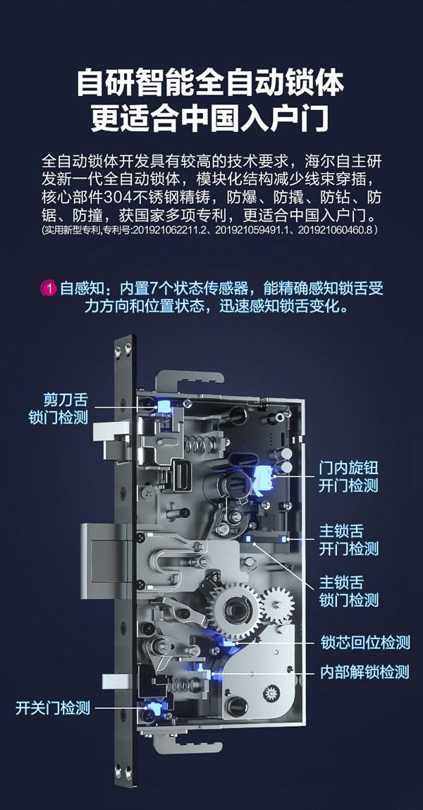 海爾智能門鎖P18，開啟美好智慧生活