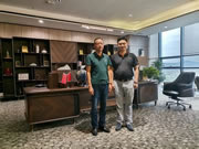 天固考察團，進行了為期一天的參觀學習