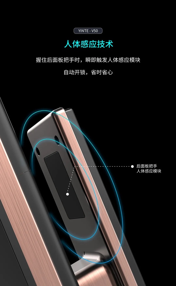 因特智能鎖新品成團上市，因特唯5獨尊