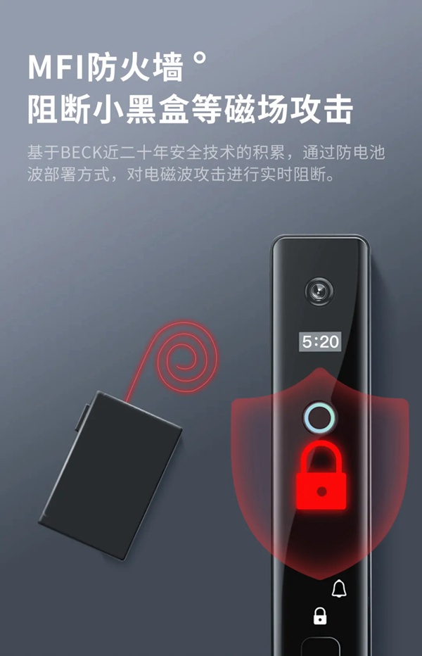 博克全自動貓眼安防智能鎖