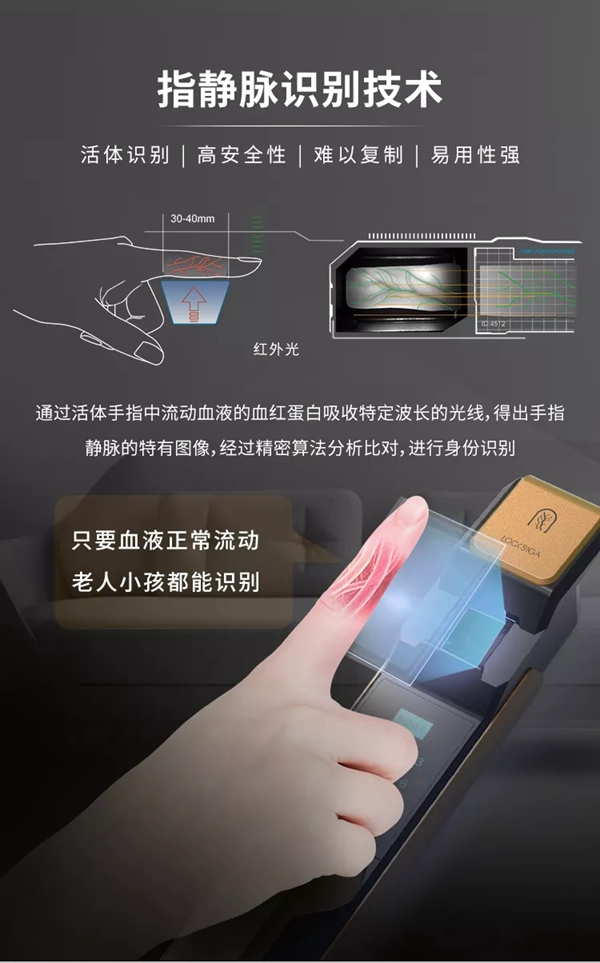 洛克思格S1Pro指靜脈智能鎖 懂你更懂生活