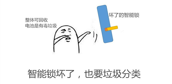 如果智能鎖壞了，那它是什么垃圾？