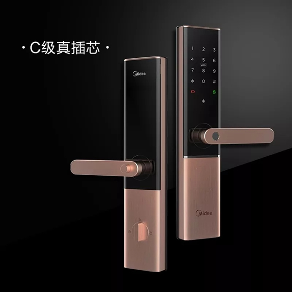美的慧生活新品“黑”科技智能門鎖M2發布！