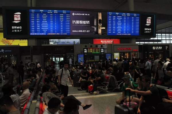 雅潔五金智能鎖高鐵廣告霸屏續(xù)航，搶灘核心高鐵樞紐