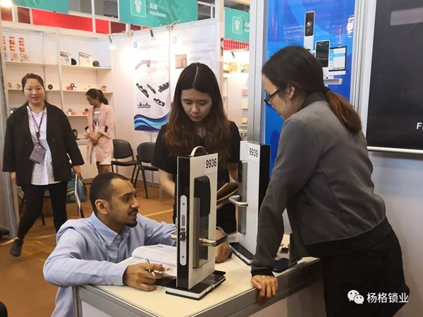 楊格鎖業在2019年第125屆廣交會上C位出道