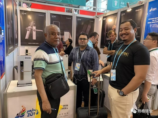 楊格鎖業在2019年第125屆廣交會上C位出道