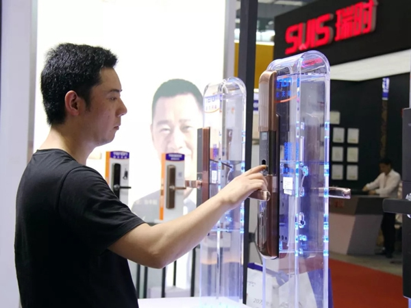 亞太天能智能鎖參展第九屆中國（永康）國際門業博覽會