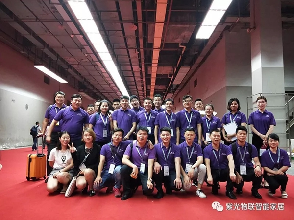 紫光物聯智能家居參加2018廣州iSecurity安防展