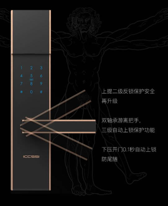 ICCSSI艾棲指紋鎖操作便捷，送禮至臻之選