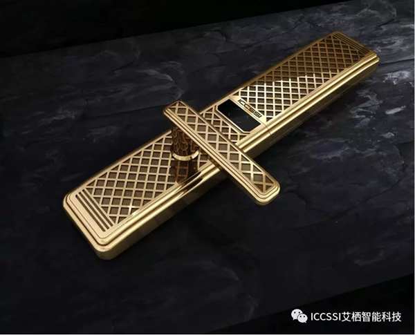 ICCSSI艾棲指紋鎖“網格”設計，好看又實用