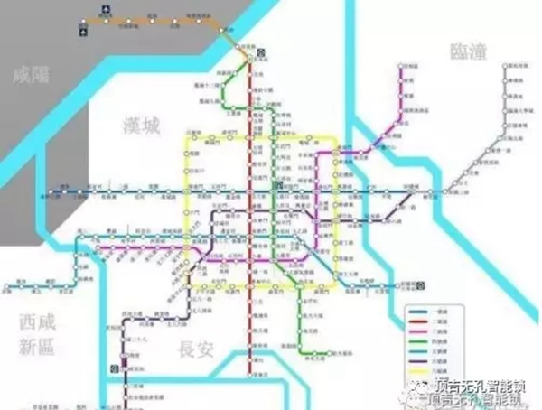 頂吉智能鎖：西安兩條地鐵在建，最快預計2019年通車！