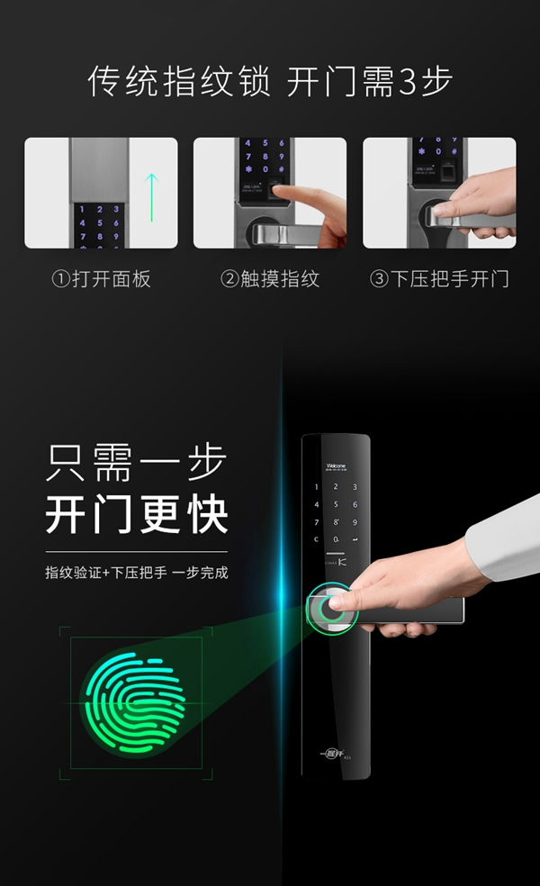 KSMAK金指碼智能鎖讓你愛上回家，給你帶來智能家居新體驗