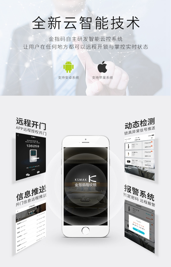 KSMAK金指碼智能鎖讓你愛上回家，給你帶來智能家居新體驗