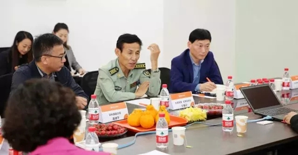 移康智能鎖：閔行區武裝部部長一行蒞臨我司調研考察