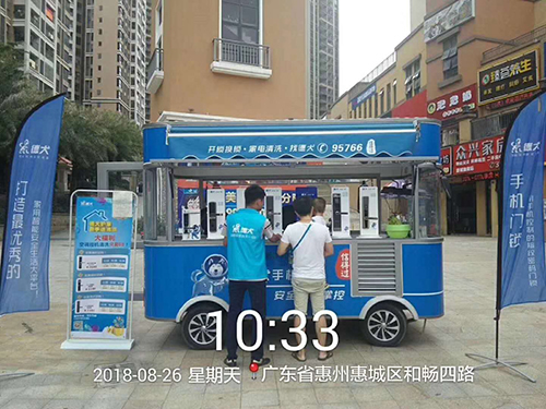 德犬重磅推出社區(qū)推廣車，開創(chuàng)智能門鎖營銷新玩法！